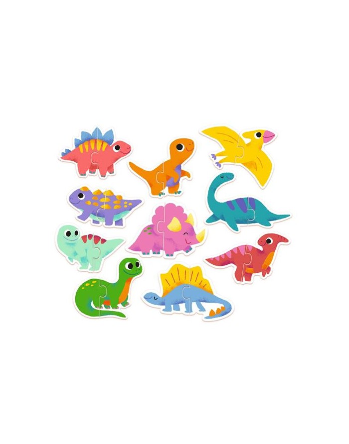 Puzzle Duo Dinos · Djeco