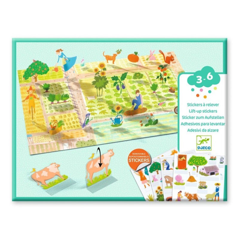 Pegatinas 3D · Djeco