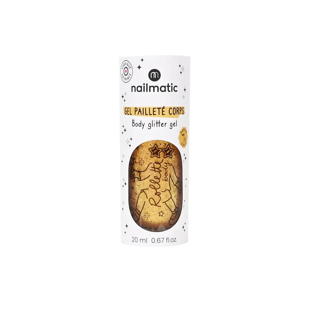 Gel purpurina corporal (dorado) · Nailmatic