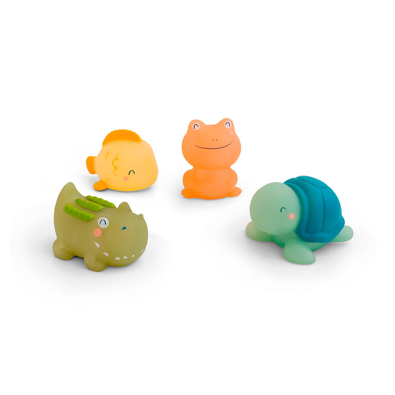 Set de 4 juguetes termosensibles "tropicool" · Saro