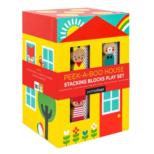Peek-A-Boo House Stacking Blocks Play Set · Petit Collage