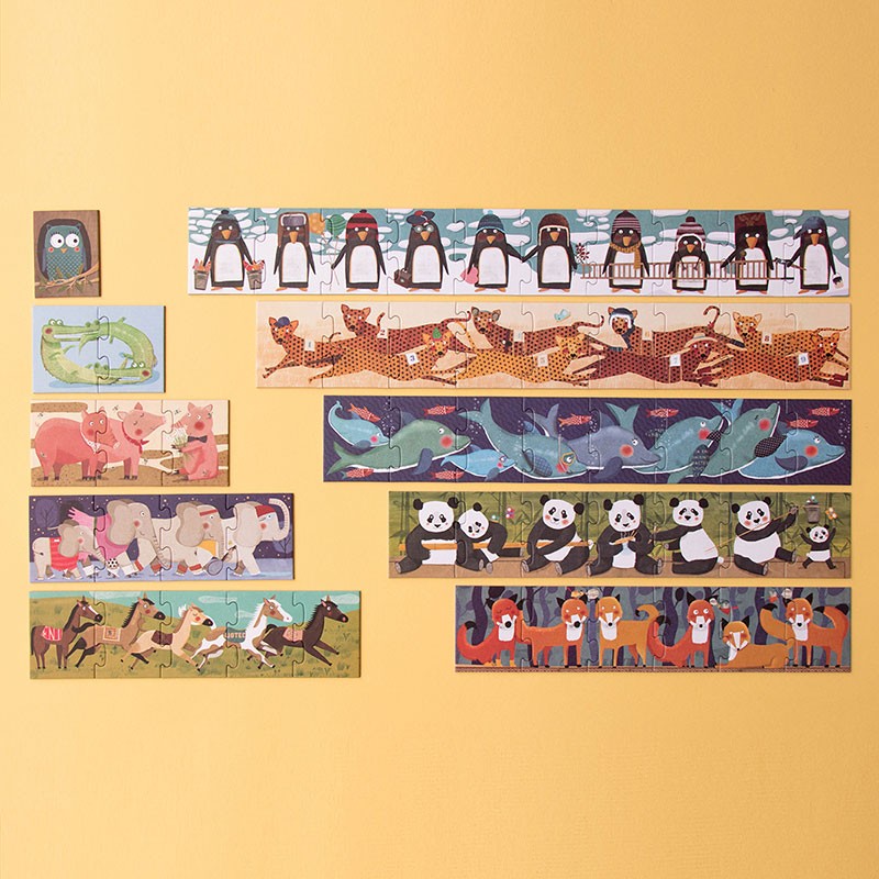 10 Penguins - Puzle evolutivo · Londji