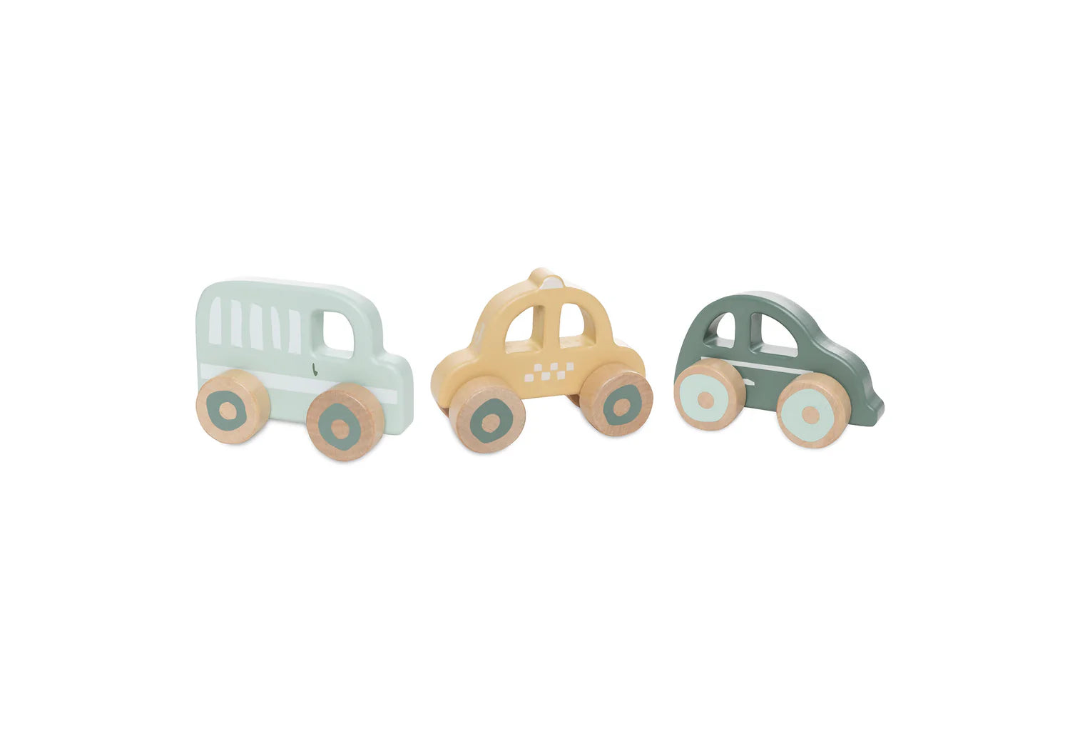Pack 3 coches de madera · Jollein