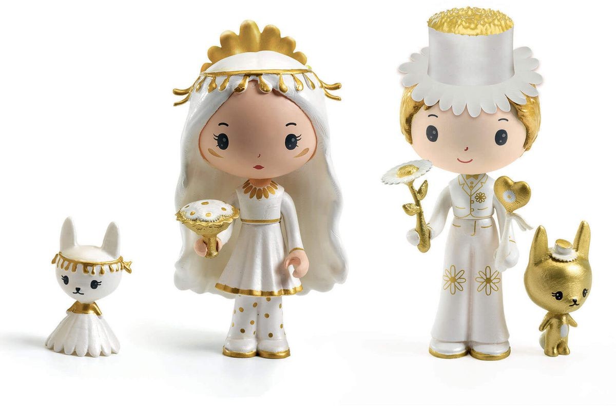 Pareja de muñecas articuladas · Tinyly