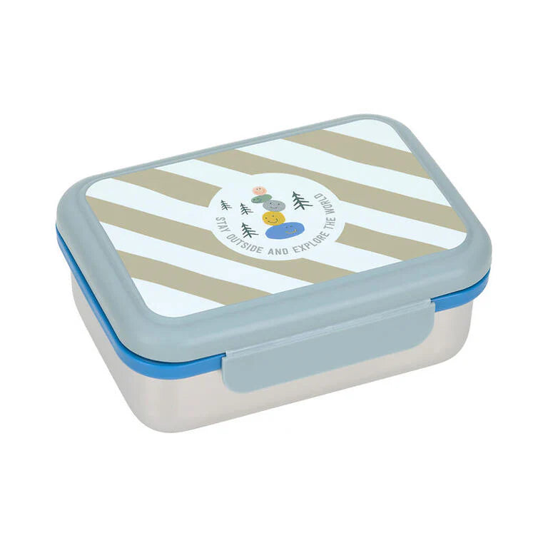 Fiambrera de acero inoxidable Explorer Blue · Lässig