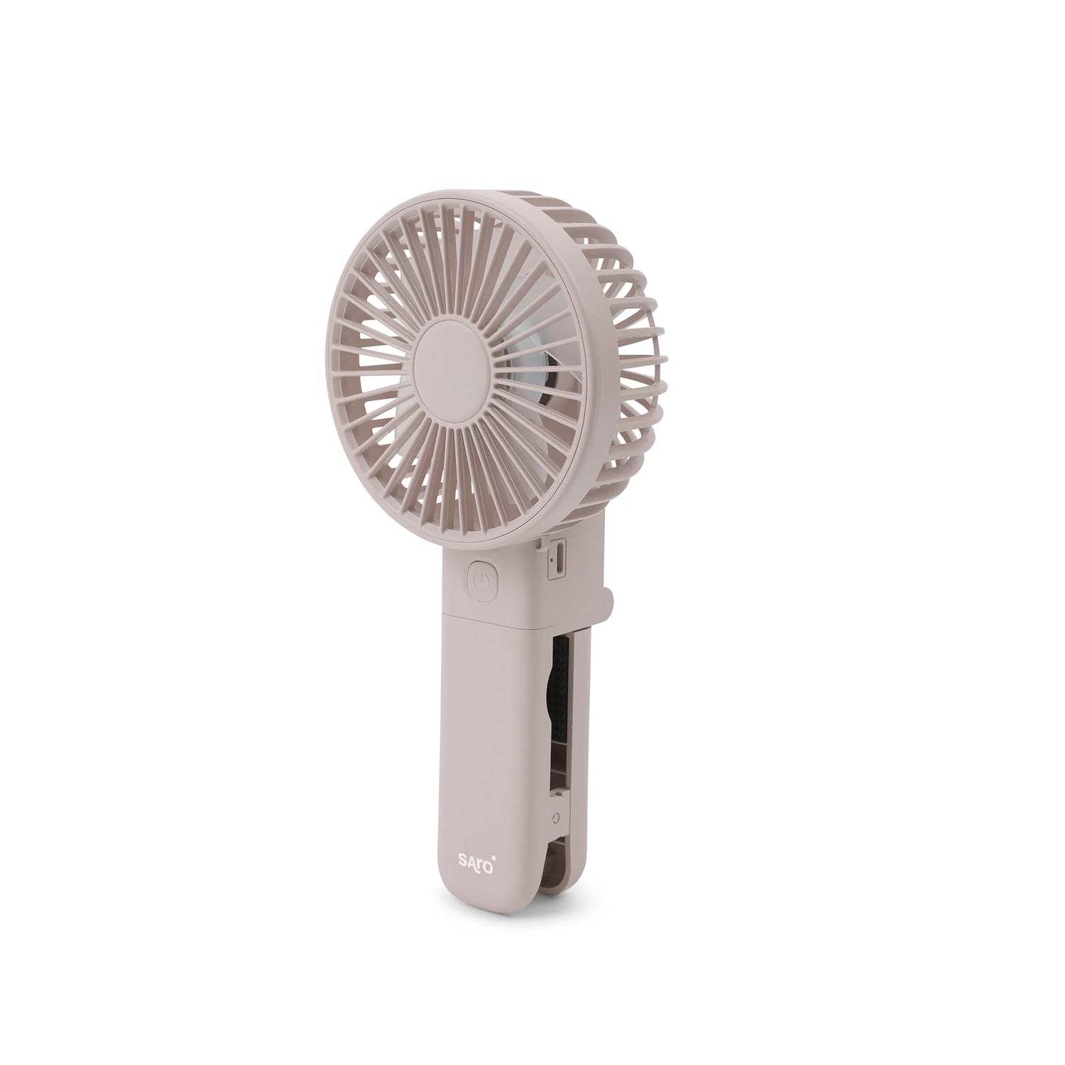 Ventilador portátil recargable multiagarre · Saro