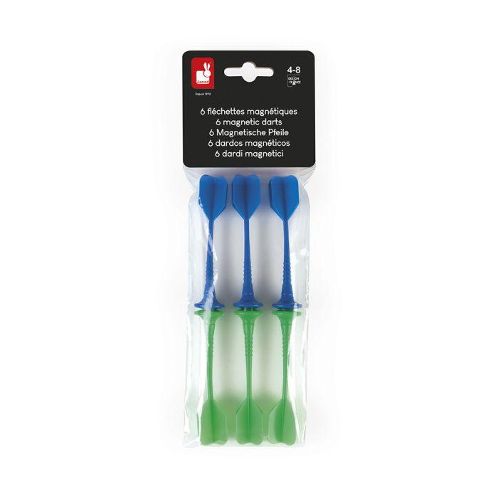 6 DARDOS MAGNETICOS (VERDE Y AZUL) · Janod