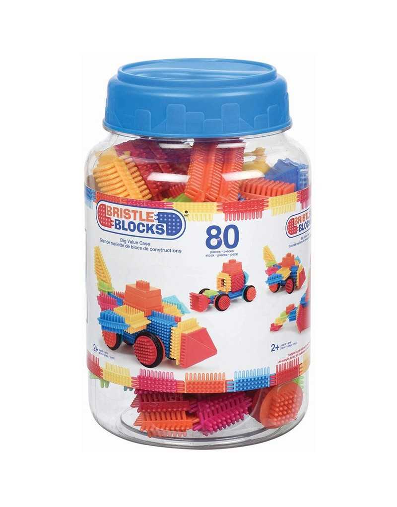 Bristle blocks Bote 80pzas. · Battat