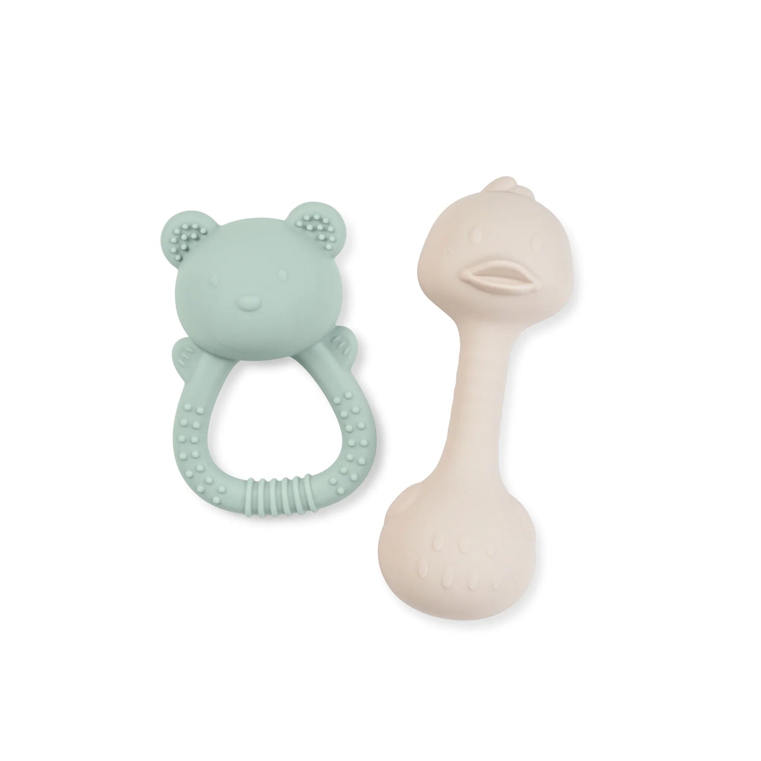 Set mordedores con sonajero "Tiny treasures" · Saro