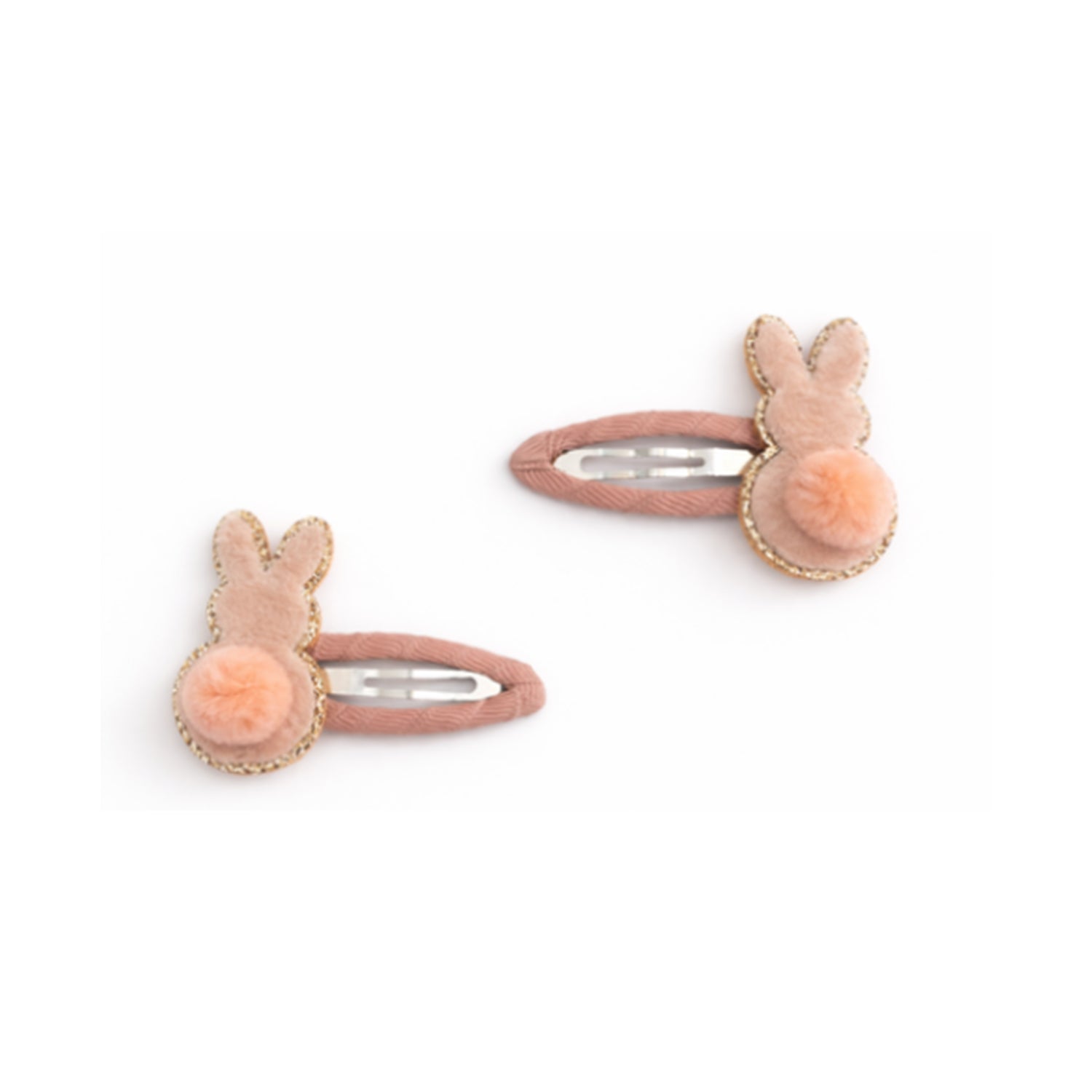 Set de 2 clips de pelo Pom-Pom Bunny · Billy Loves Audrey