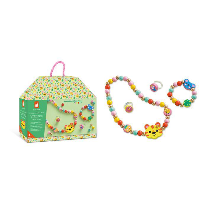 4 Joyas de Madera Secret Jungle · Janod