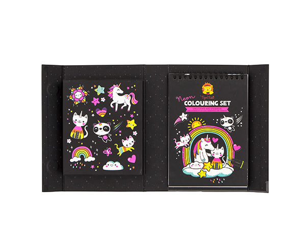 Set para colorear (shimmer o neon) · Tiger Tribe