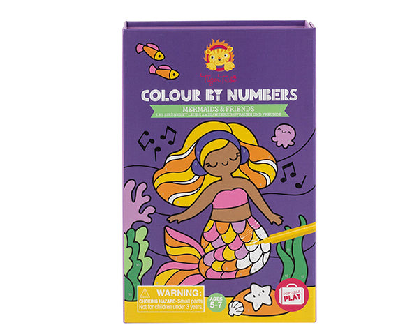 Set para colorear (color by numbers) · Tiger Tribe