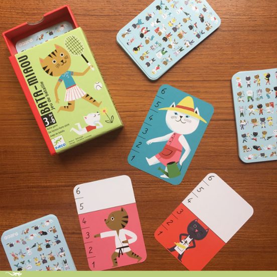 Juego de Cartas Bata Miaou · Djeco