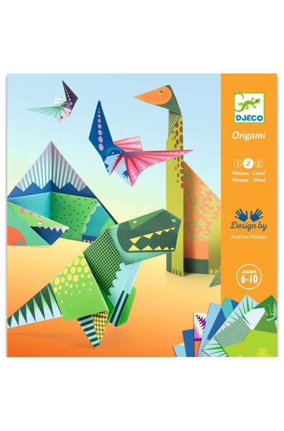 Papiroflexia Origami Dinosaurios · Djeco