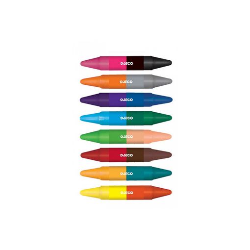 8 ceras de doble cara para peques · Djeco