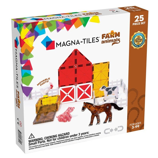 Set Animales de la Granja (25 piezas) · MagnaTiles