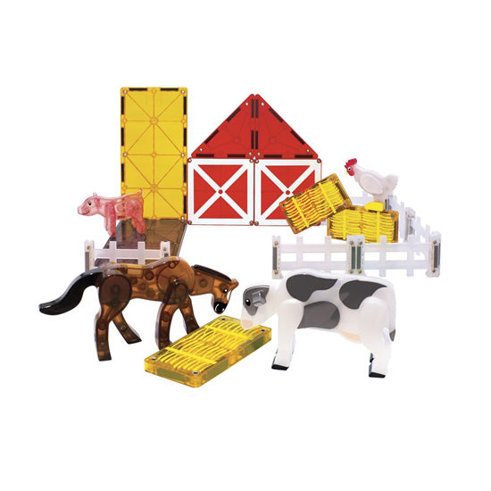 Set Animales de la Granja (25 piezas) · MagnaTiles