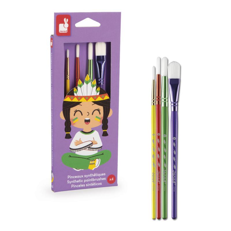 Kit 4 pinceles · Janod