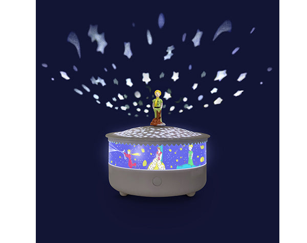 Proyector de estrellas musical y quitamiedos  portátil "El Principito" · Trousselier