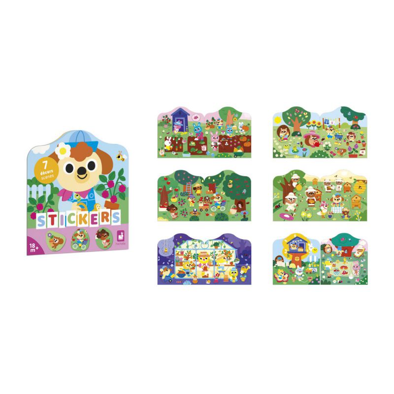 Cuaderno de Pegatinas El Jardín· Janod