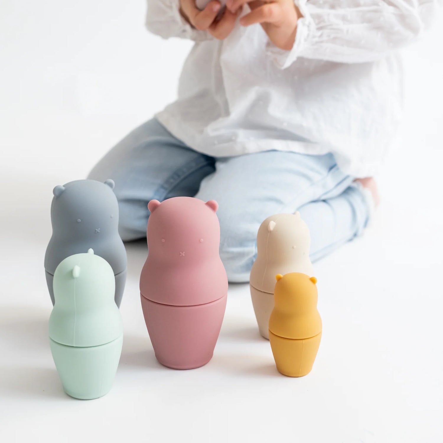 Matrioskas didácticas de silicona · Saro