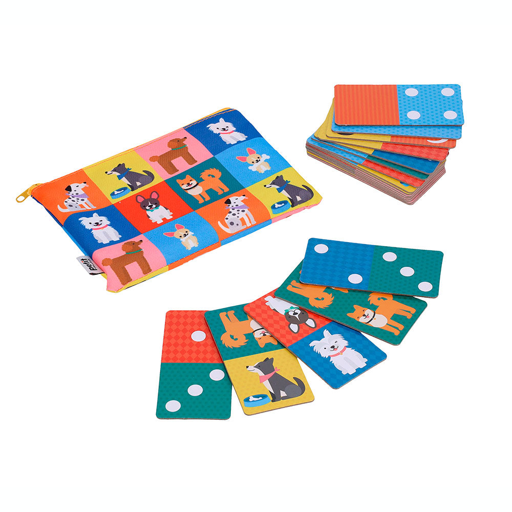 Dominó 2 en 1  "Doggies" · Petit Collage