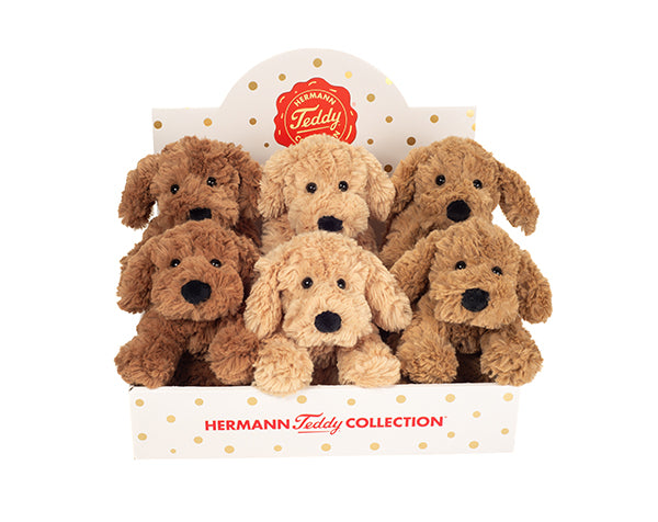 Mini perrito peludo (colores surtidos) · Hermann Teddy Collection