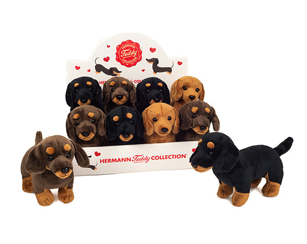Mini perrito salchicha (colores surtidos) · Hermann Teddy Collection