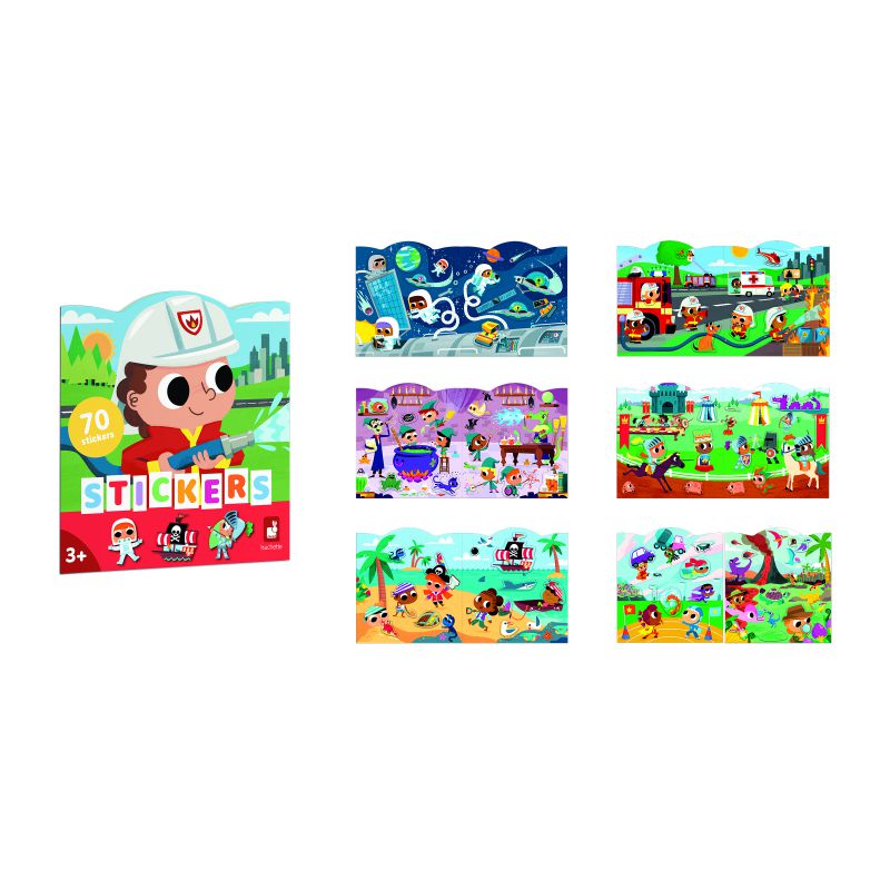 Cuaderno de Pegatinas (+3 años) · Janod