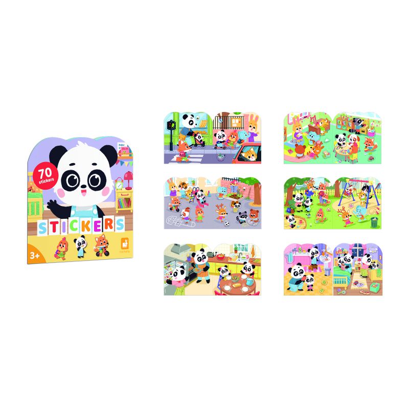 Cuaderno de Pegatinas (+3 años) · Janod