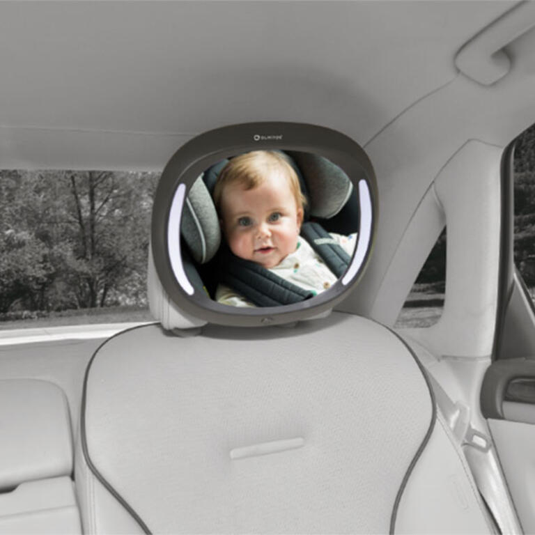 Espejo retrovisor para coche con led y mando · Olmitos