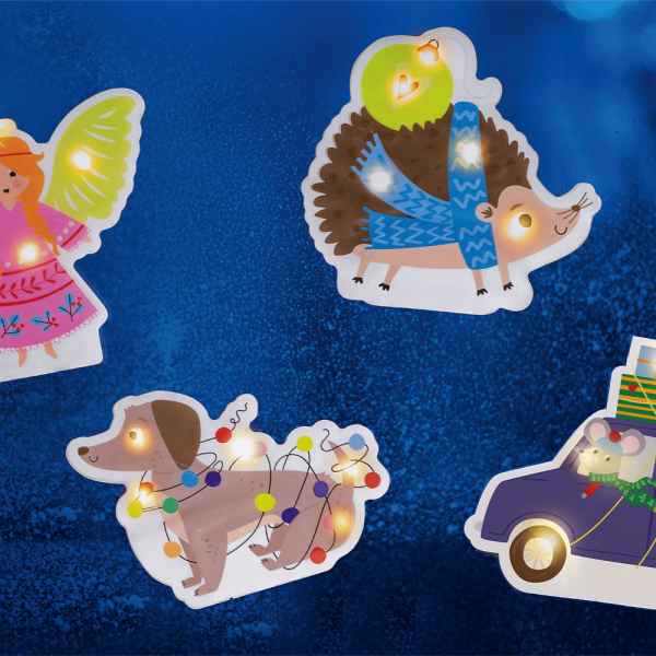 Pegatina luminosa para ventana · Moses