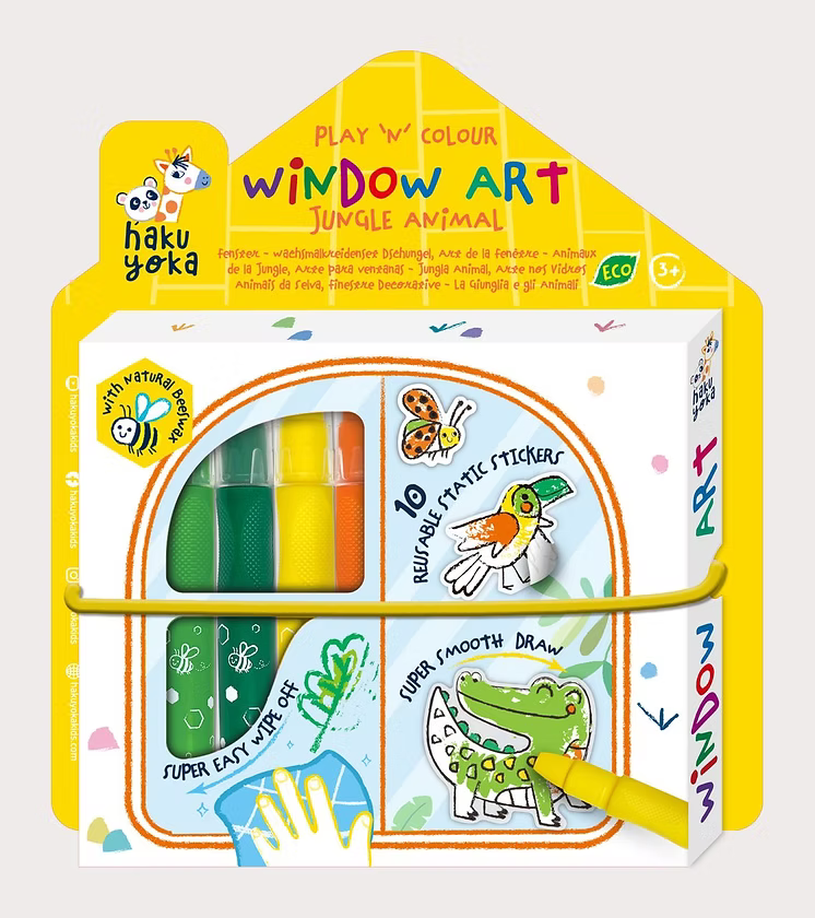 Arte de Ventana - Animales de la Jungla · Haku Yoka