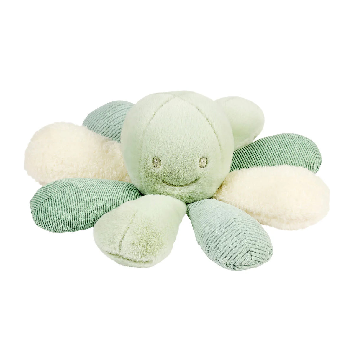 Pulpo de peluche con sonajero Lapidou · Nattou