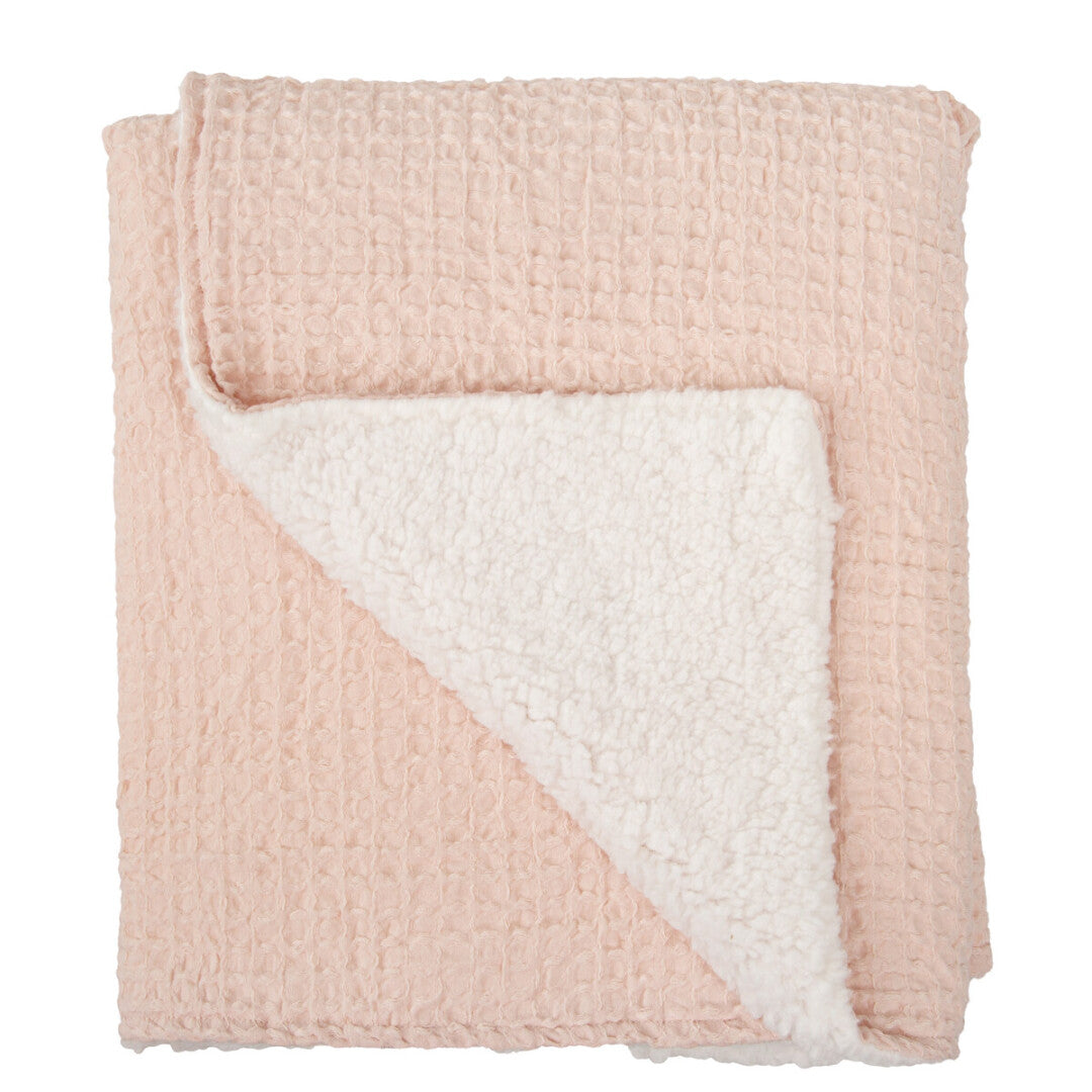 Manta Waffle Basics 80x110cm Coralina · Bimbidreams