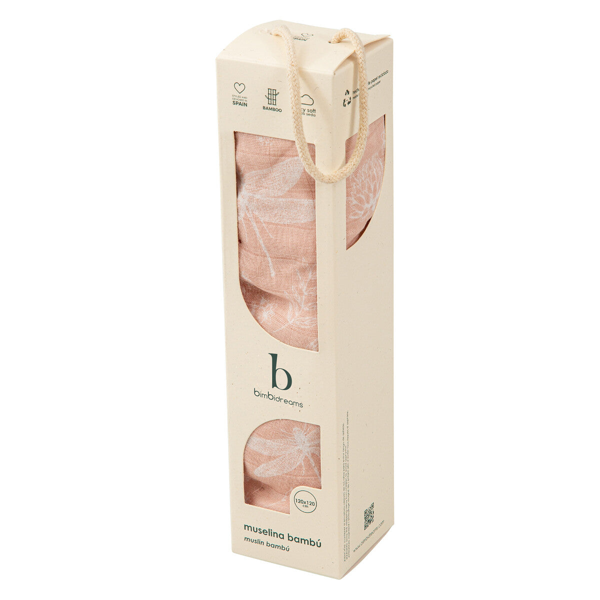 Muselina bambú 120x120 Dafne · Bimbidreams