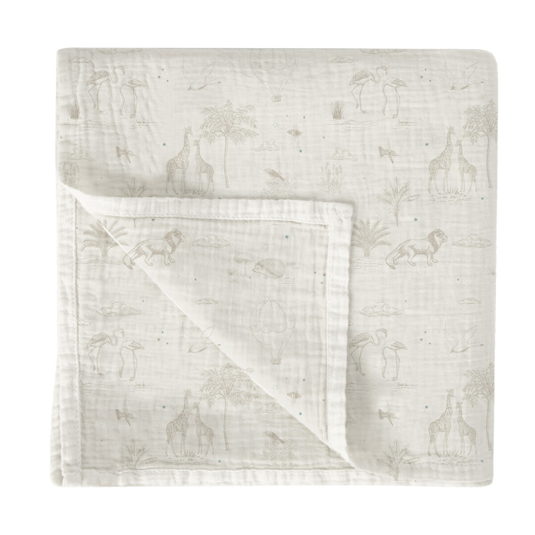 Muselina bambú 120x120 Noe · Bimbidreams