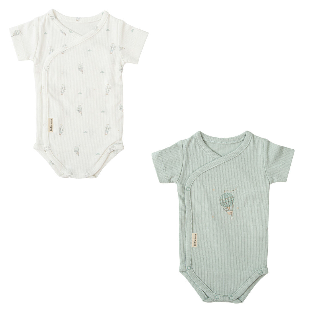 Pack bodies manga corta (2 uds) talla 0 a 1 mes · Bimbidreams