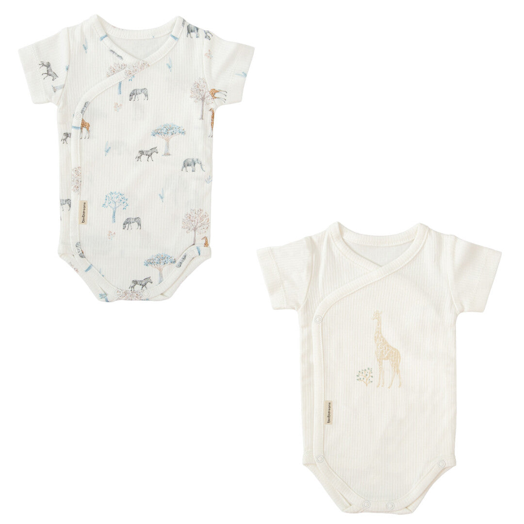 Pack bodies manga corta (2 uds) talla 0 a 1 mes · Bimbidreams