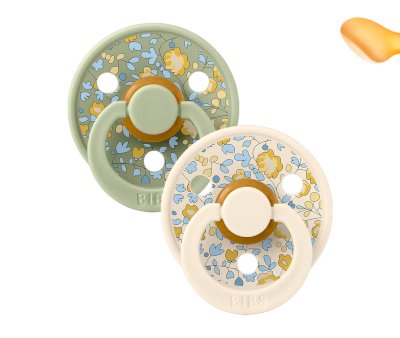 2 Chupetes Colour Anatómica Liberty Eloise Sage · BIBS