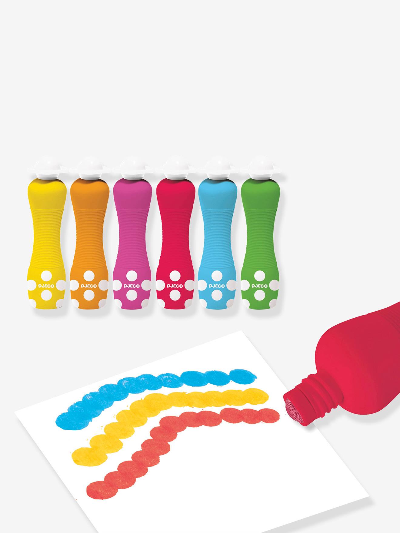 Marcadores de Espuma 6 colores · Djeco