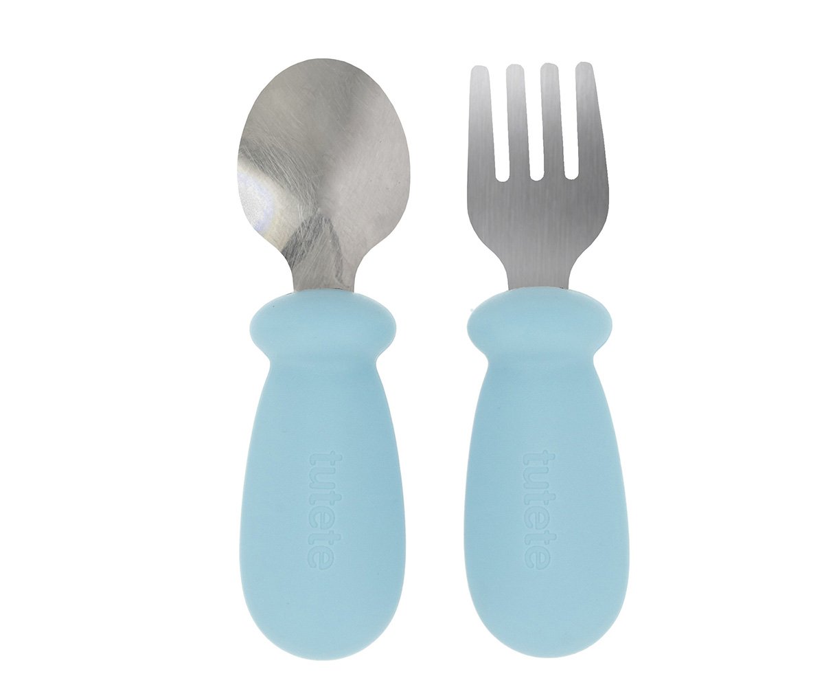Cubiertos de Aprendizaje Sky Blue · Tutete
