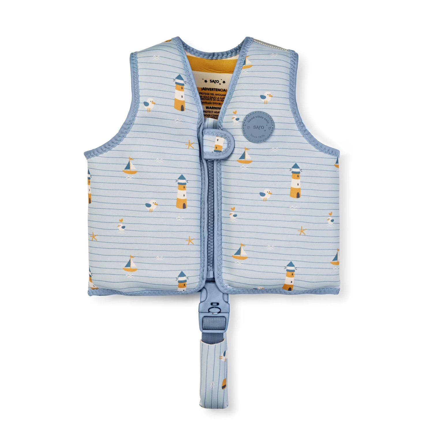 Chaleco flotador de aprendizaje "Navy Hugs" · Saro
