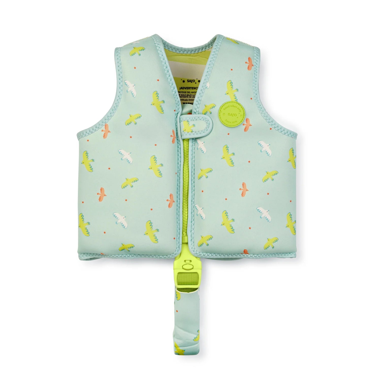 Chaleco flotador de aprendizaje "Tropicool mint"