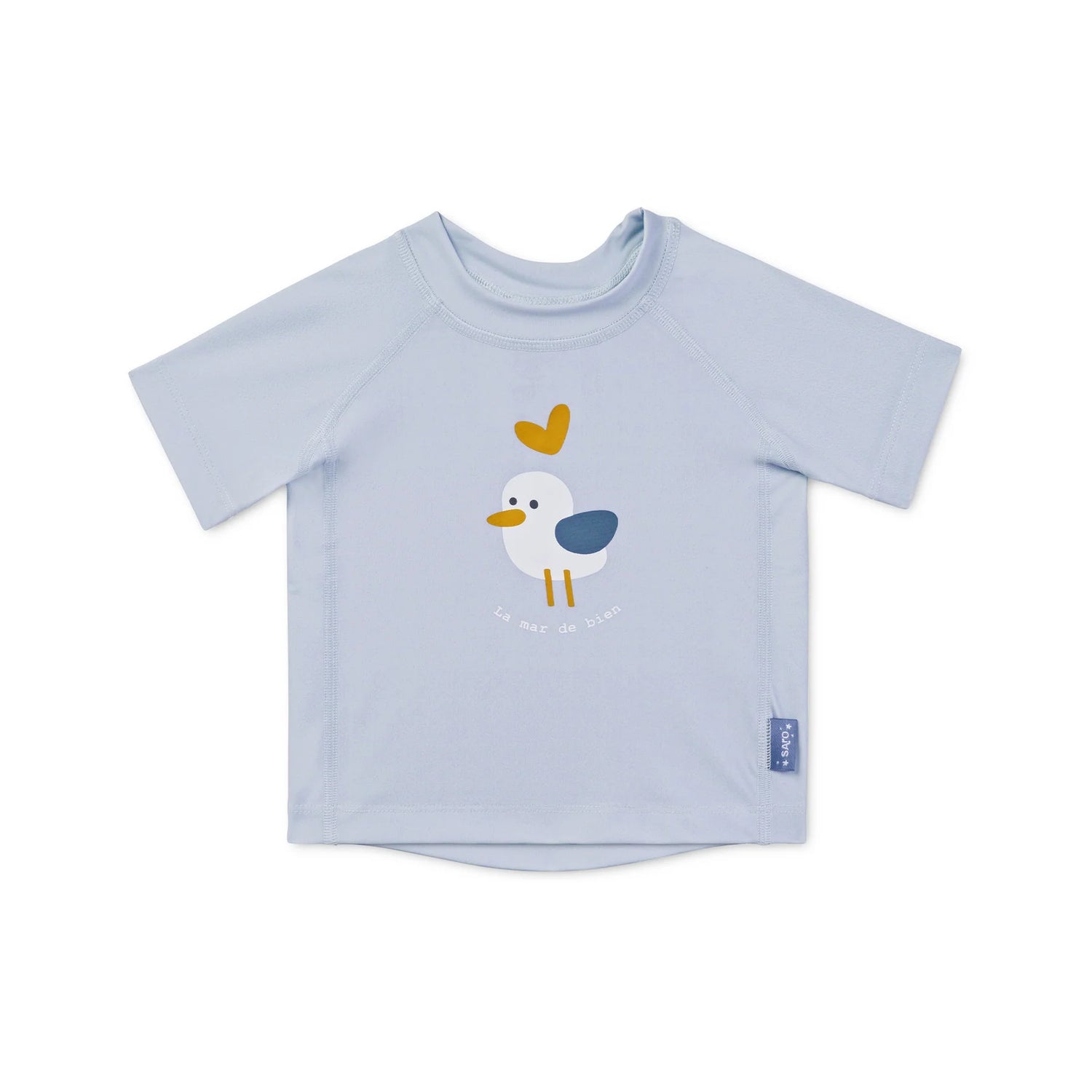 Camiseta con protección UPF 50+ "Navy Hugs"· Saro
