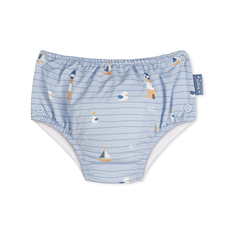 Bañador pañal con protección solar UPF 50+  "Navy Hugs" · Saro