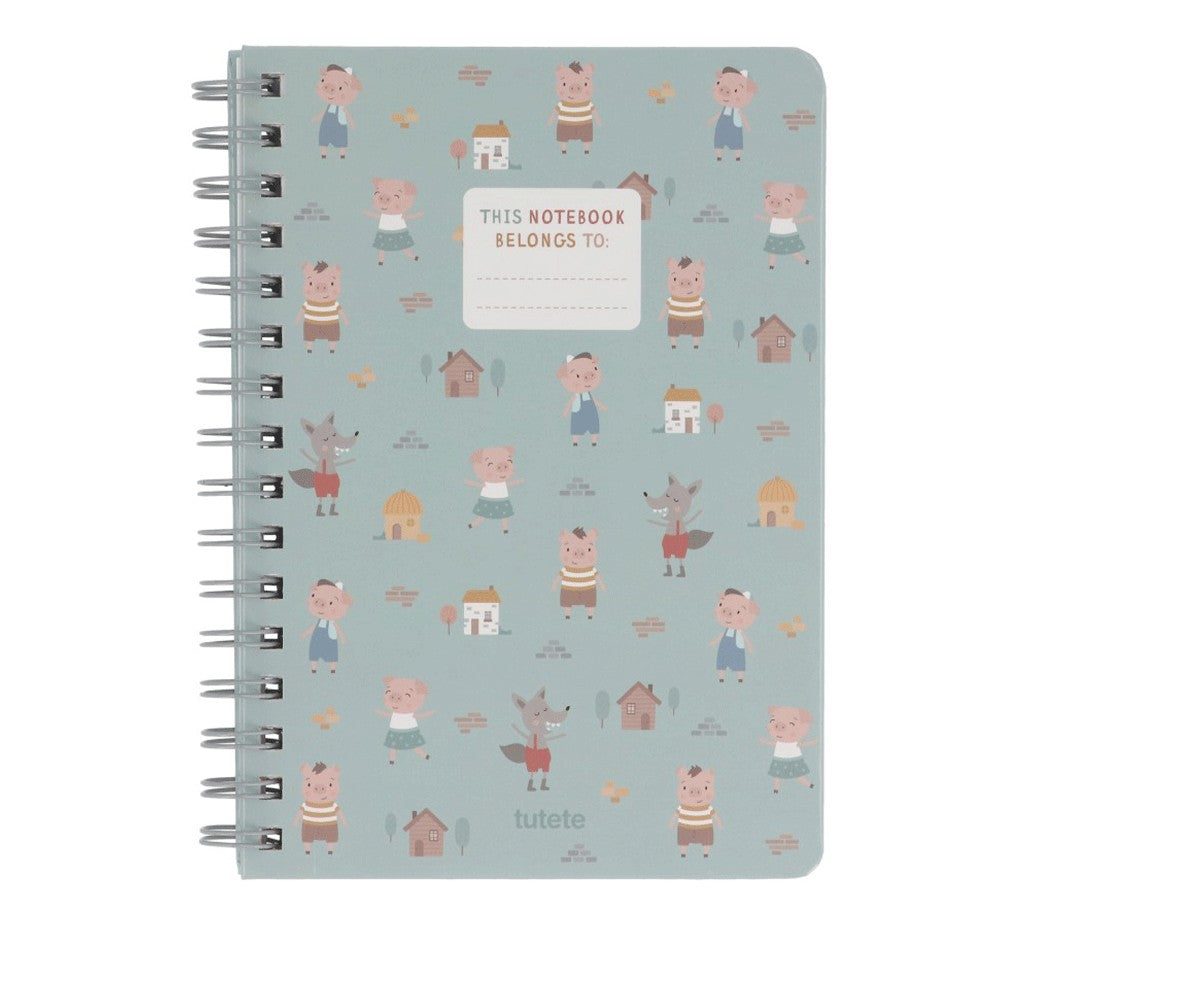 Libreta Three Little Pigs · Tutete