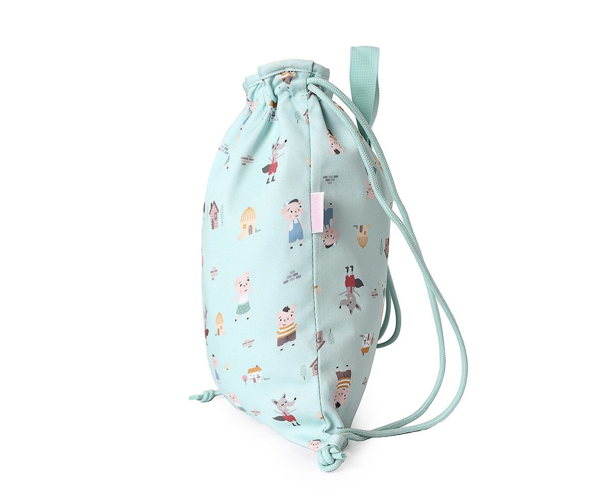 Mochila Saco Tela Three Little Pigs · Tutete