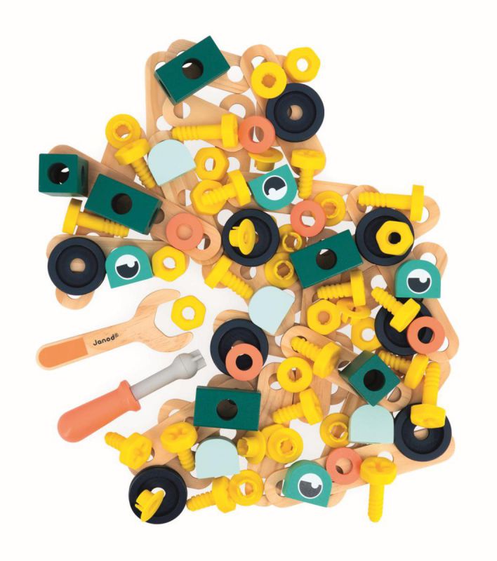 Brico'Kids Set 100 piezas de construcción · Janod